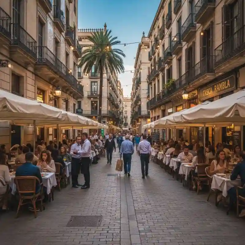 جولة تسوق ومطاعم في برشلونة